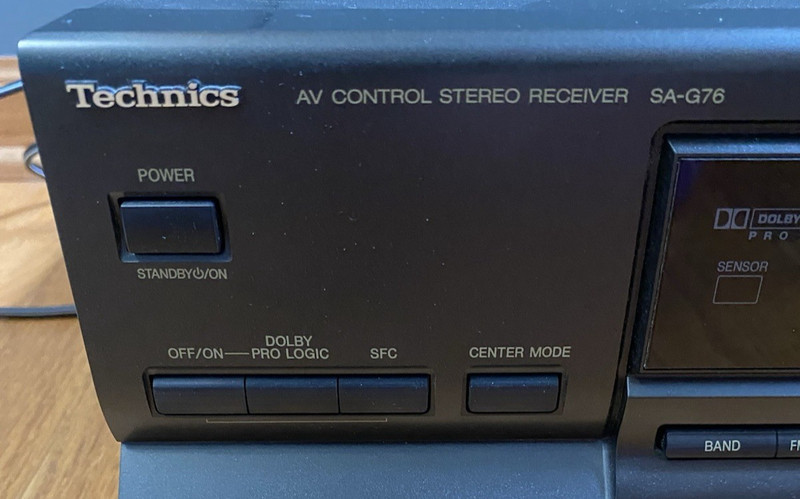 Vintage Technics SA-G76 5 Channel AV Control Stereo Receiver Remote Tested gallery