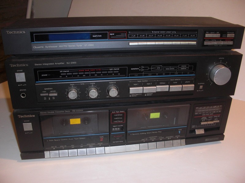 WORKING Technics Stereo: SU-Z900 Integrated Amp/ST-Z990 Tuner/RS-D224W Cassette