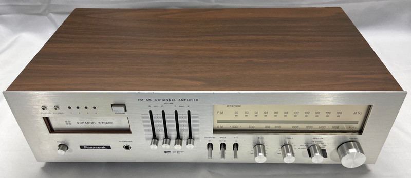 Panasonic RE-8420 QUAD 8-Track Stereo System 4-Channel Amp - Tested Very Rare gallery