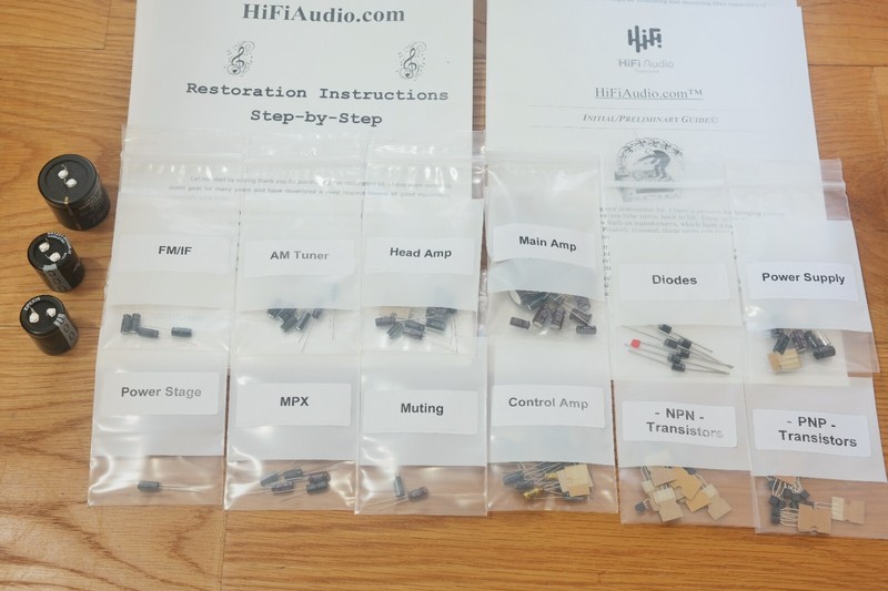 Pioneer SX-6000 rebuild restoration recap service kit fix repair gallery