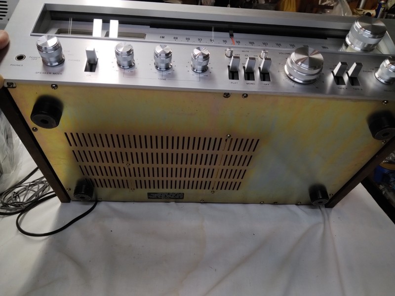 LAFAYETTE VINTAGE LR-5555A 55 WATT 8 OHM AM FM SEREO RECEIVER AMPLIFIER gallery