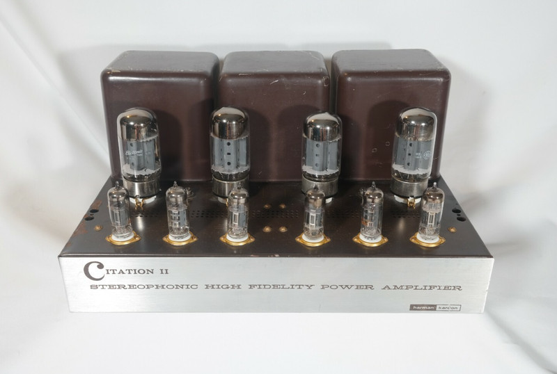 Harman Kardon Citation II Tube Amplifier Amp Serviced great condition –