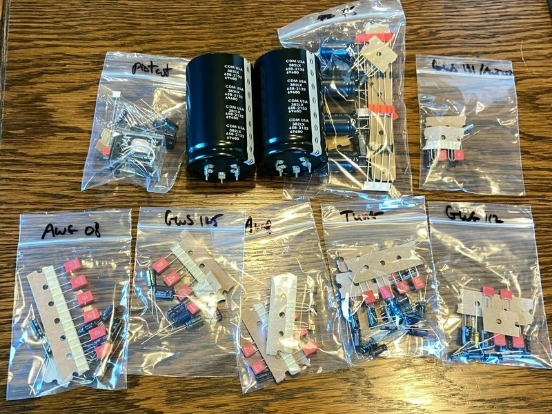 Pioneer SX-980 Complete Rebuild Kit High-Quality Receiver Recap Caps Transistors