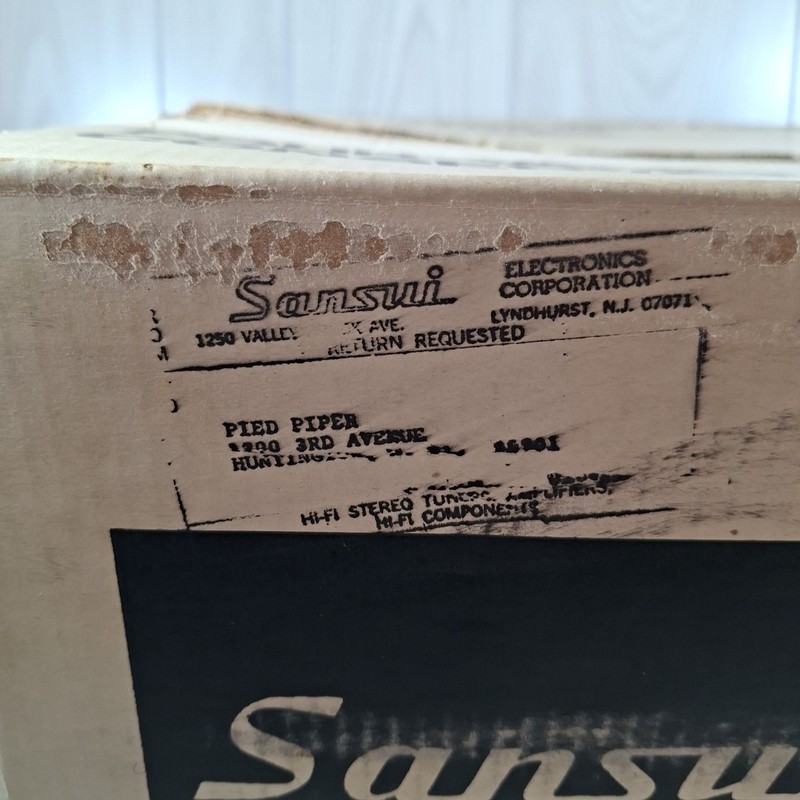 Vintage Sansui G-5500 Original Box & Paperwork *NO RECEIVER* Manual & Diagram gallery