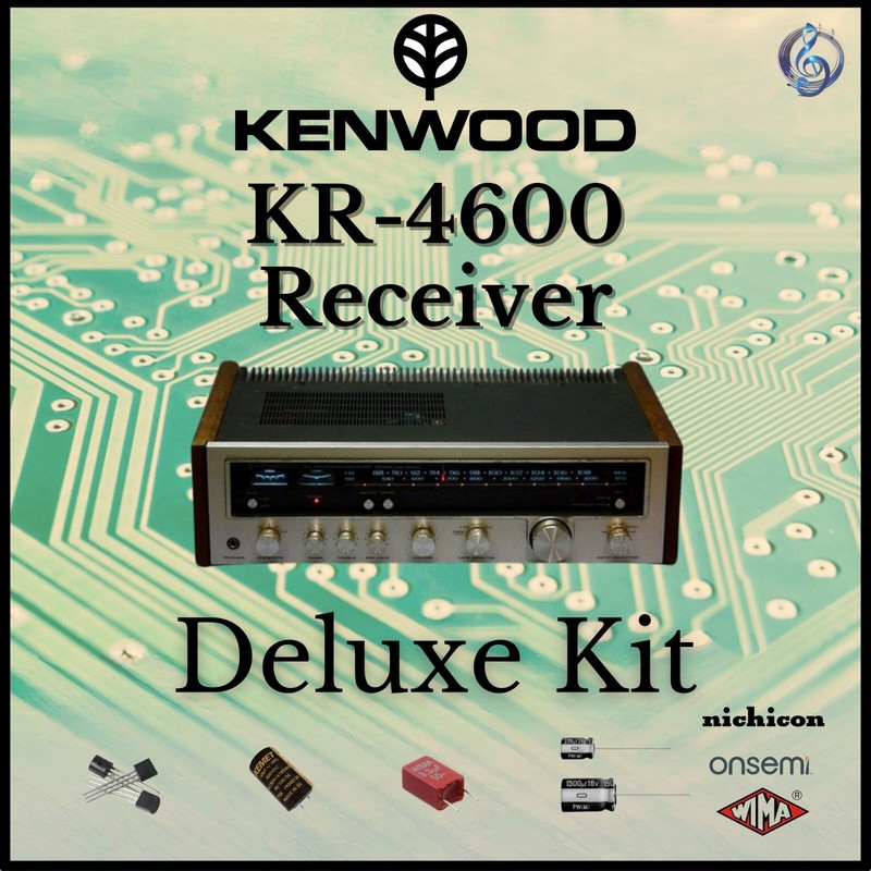 Kenwood KR-4600 Receiver Deluxe Upgrade Kit Genuine Parts Restoration