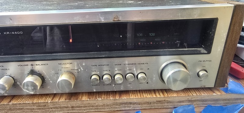 Vintage Kenwood KR-4400 Stereo Receiver 2 Phonos Made In Japan Parts Or Repair gallery