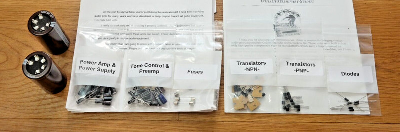 Technics SA-5170 rebuild restoration recap upgrade capacitor kit fix repair