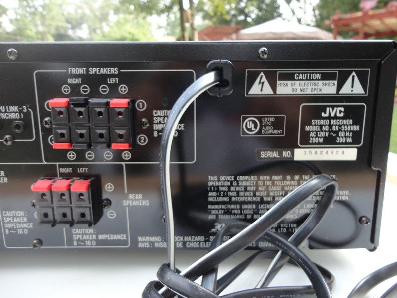 JVC RX-558VBK audio/video control RECEIVER gallery
