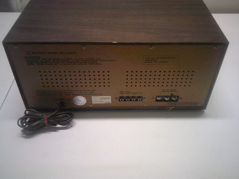 Vintage EMERSON 6000R STEREO Cassette WITH BUILT IN 8 TRACK gallery