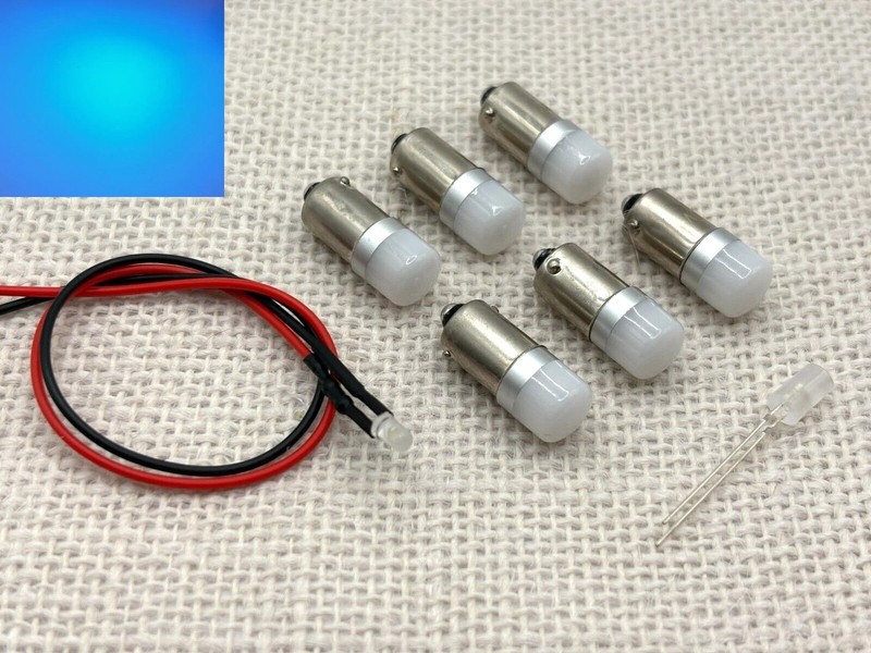 TECHNICS SA-200 replacement LED meter lamps lights bulbs kit set BLUE