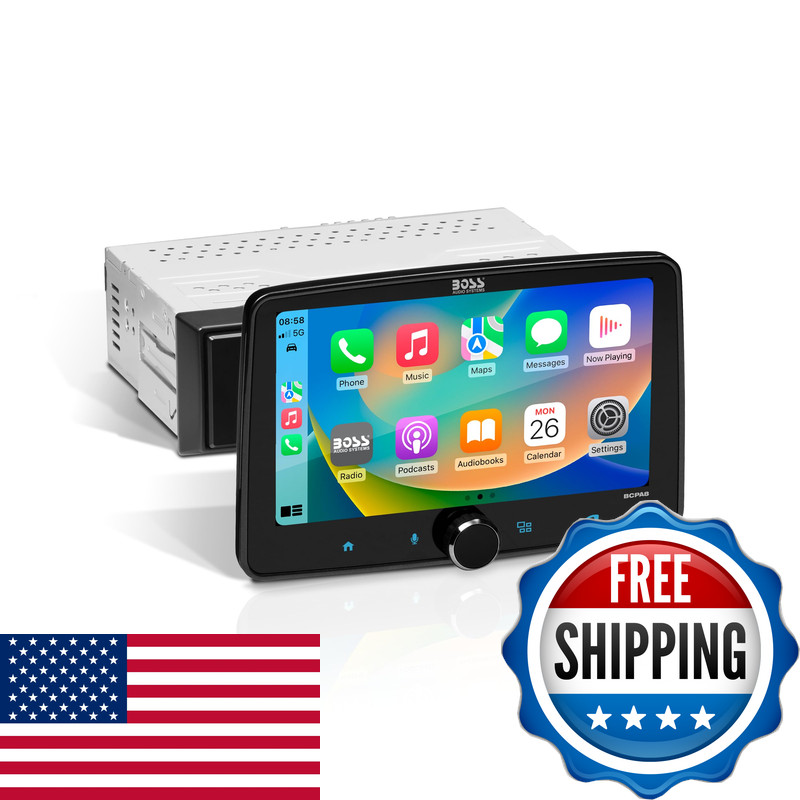 Boss Audio Systems Bcpa8 Single Din Car Stereo Wireless Apple Carplay Android