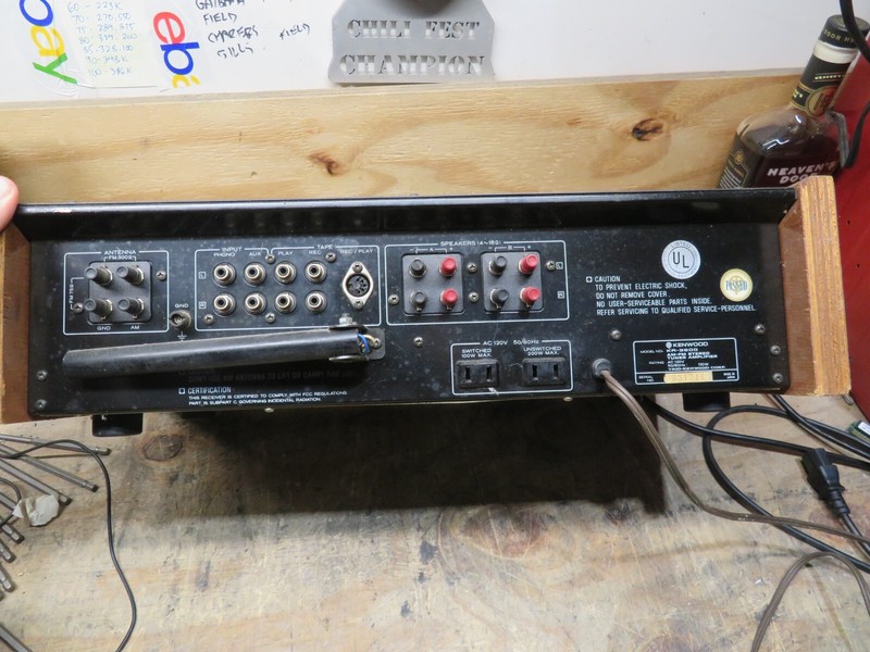 ~Vintage ~ KENWOOD AM/FM STEREO RECEIVER KR-3600 For Parts Only AS IS POWERS ON gallery