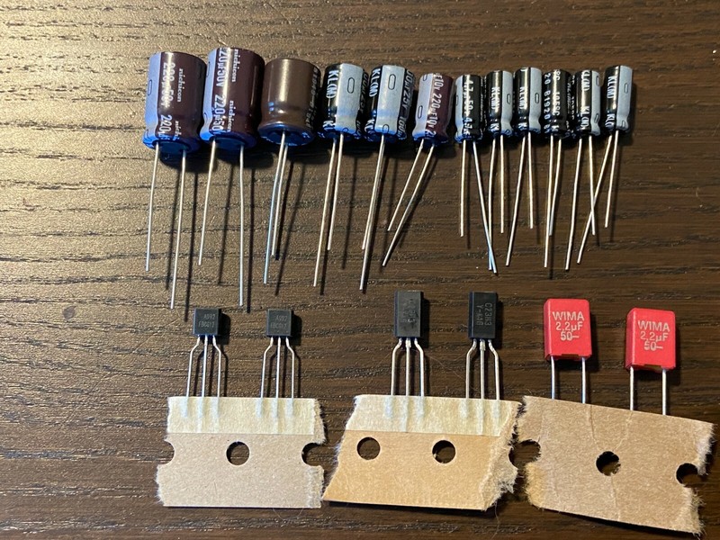 Pioneer SX-950 Preamp Boards Rebuild Kit AWG-038 & AWG-039 Recap & Repair Kit gallery