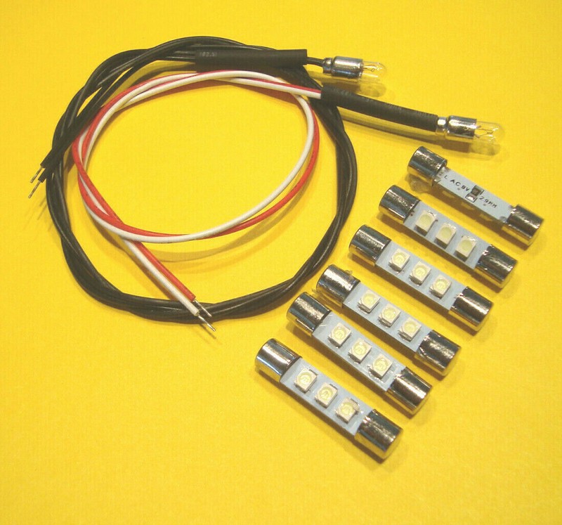 Marantz 2238 2226 2225 2252 2216 2218 Lamp Replacement Kit COOL BLUE LED Bulbs