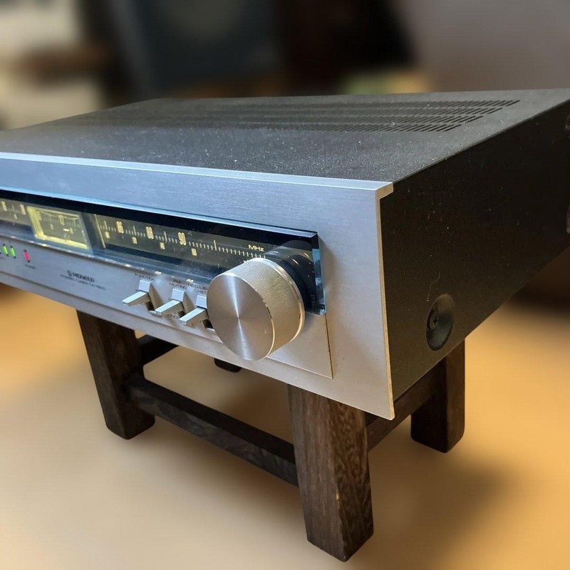 Pioneer TX-7800 AM/FM Stereo Tuner Vintage Hi-Fi Silver Japan Tested gallery