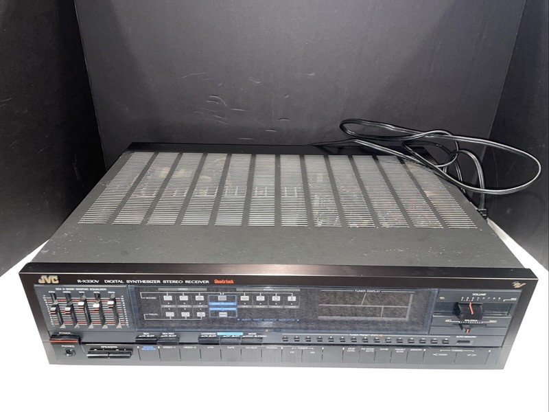 JVC R-X330V Digital Synthesizer AV Stereo Receiver – Works