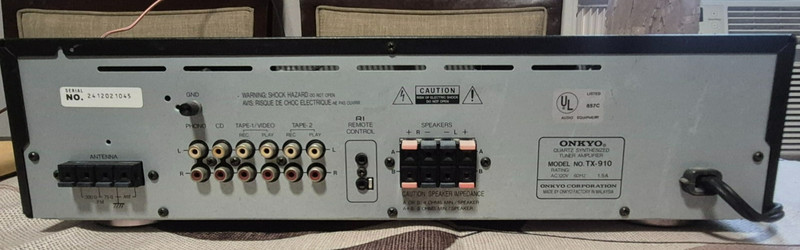 Vintage Onkyo TX-910 Quartz Synthesized Tuner/AMP RI No Remote gallery