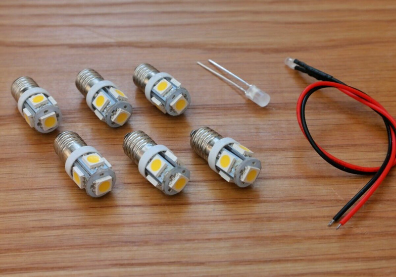 Sansui 2000a receiver replacement front LED lamps bulbs lights upgrade kit set