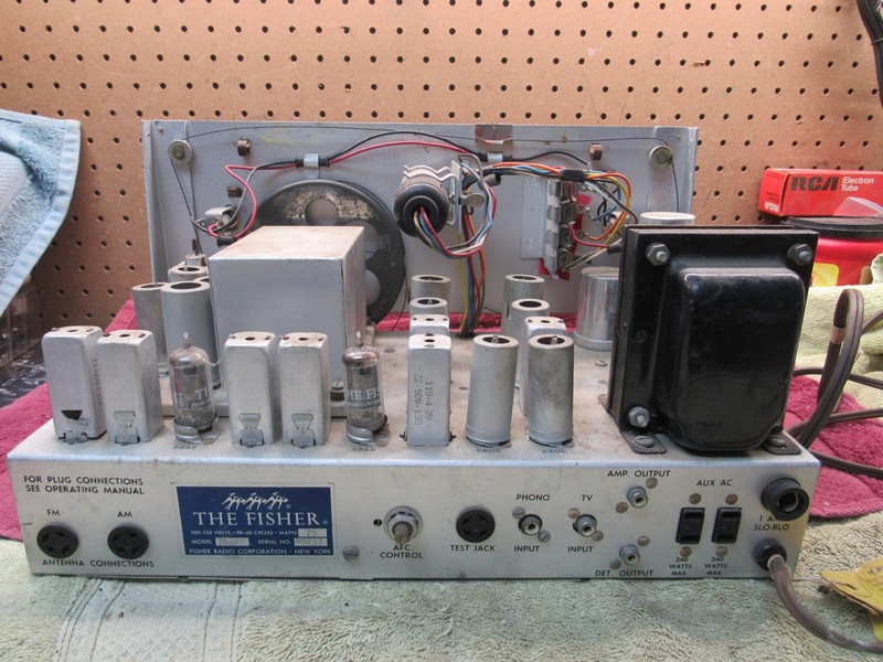 Vintage The Fisher 70-RT FM/AM Tube Tuner Receiver for Parts or Repair gallery