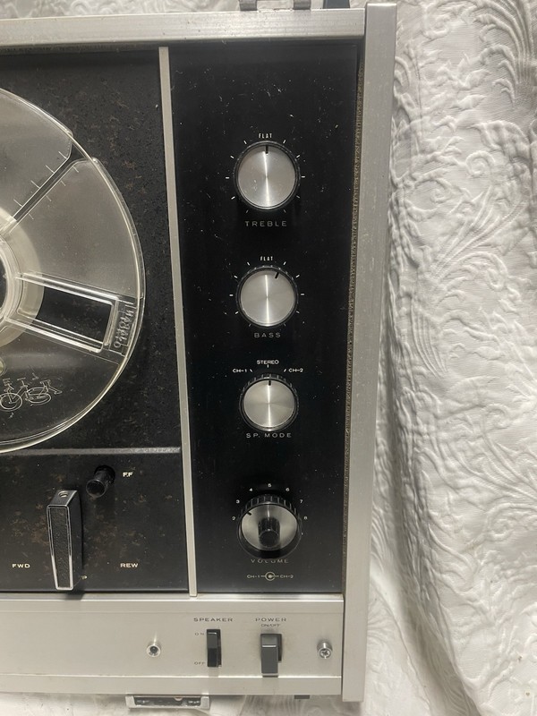 Sony TC 530 Reel to Reel Vintage Not Working For Parts Made in Japan gallery