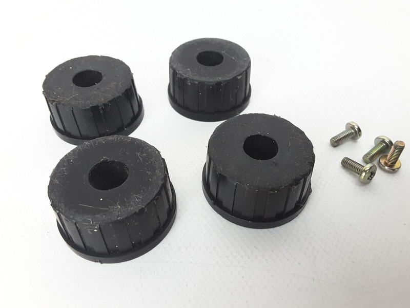 SANSUI 8080DB 9090DB RECEIVER PARTS: SET OF 4 ORIGNAL FEET