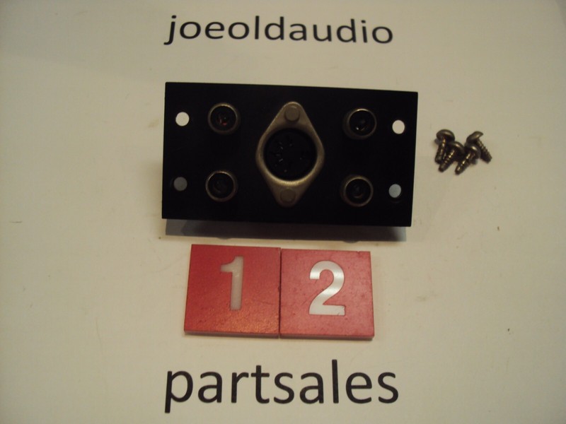 Kenwood Amplifier Model # KA 2002 RCA/DIN Jack Panel Tested Parting Out KA 2002.