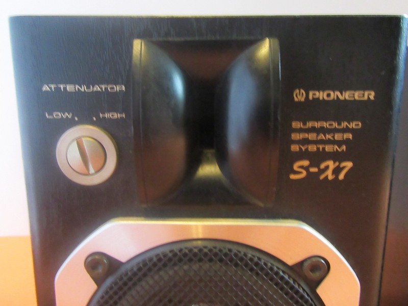 Vintage Mint MINI Pioneer S-X7 speaker pair gallery