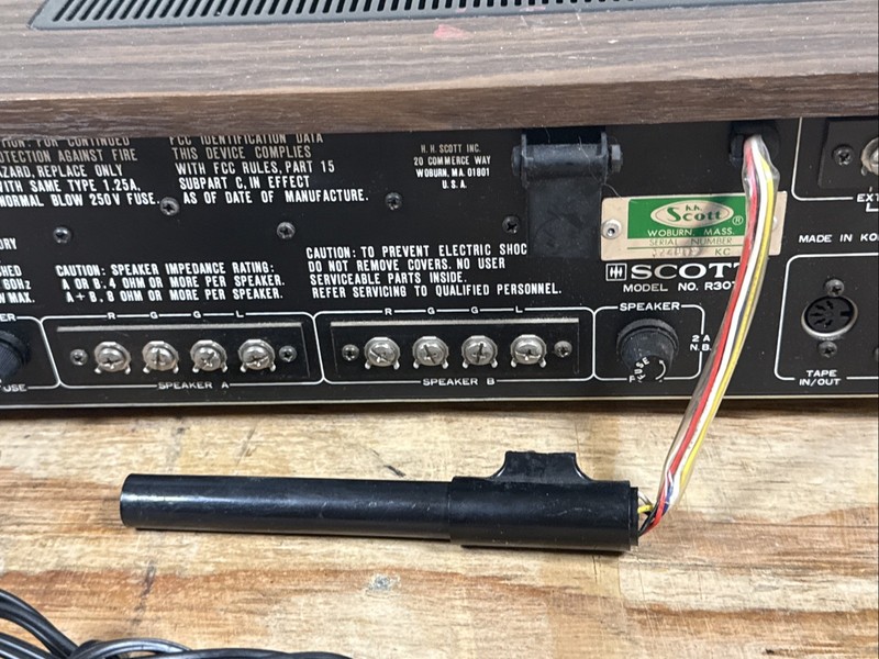 Vintage Scott R-307 Stereo Receiver Tested-Works Good Phono Input gallery
