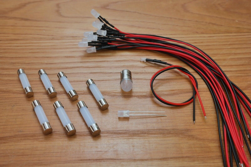 Sansui QRX-6001 receiver replacement front LED lamps bulbs lights upgrade kit