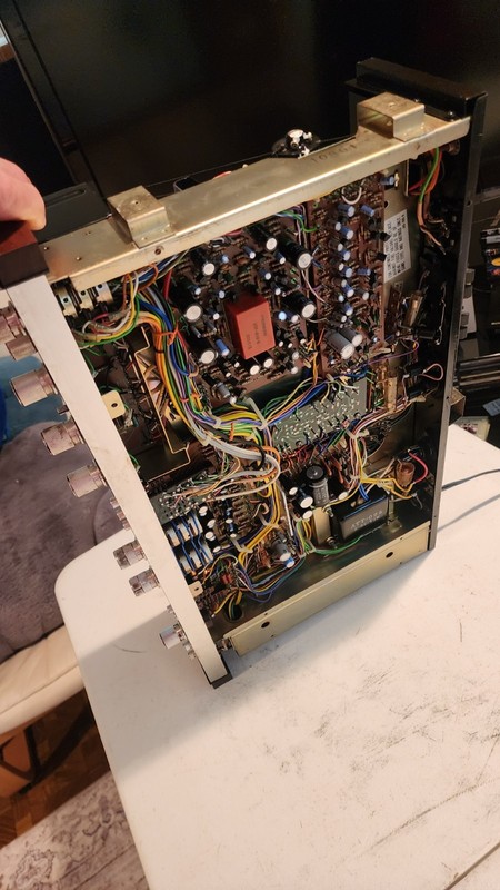 PIONEER QX-646 Vintage Wood Quad 4 Channel but Receiver missing some parts gallery