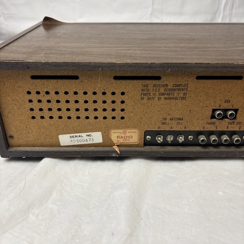 Vintage Vagabond 19-750 8-Track AM/FM STEREO RECEIVER, WORKS gallery
