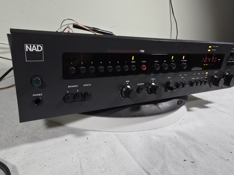 NAD 7100 STRERO RECEIVER PROFESSIONALLY SERVICED AND READY TO GO 50 WPC VIDEO gallery