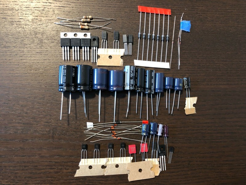 Pioneer SX-1010 Power Supply Protection Recap Kit Capacitor Upgrade Rebuild Set