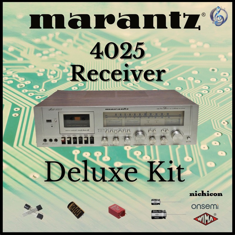 Marantz 4025 Receiver Deluxe Upgrade Kit Genuine Parts Restoration