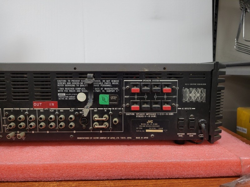 JVC JR-S400 Vintage Stereo Receiver *AS IS/READ* | REC267 gallery