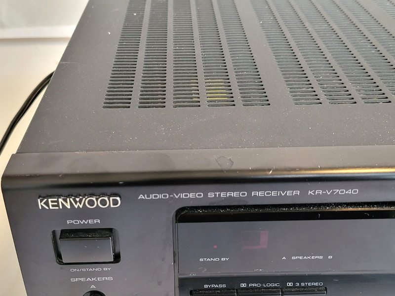Kenwood KR-V7040 5.1 Dolby Pro Logic A/V Receiver Tested! No Remote, (2) Manuals gallery