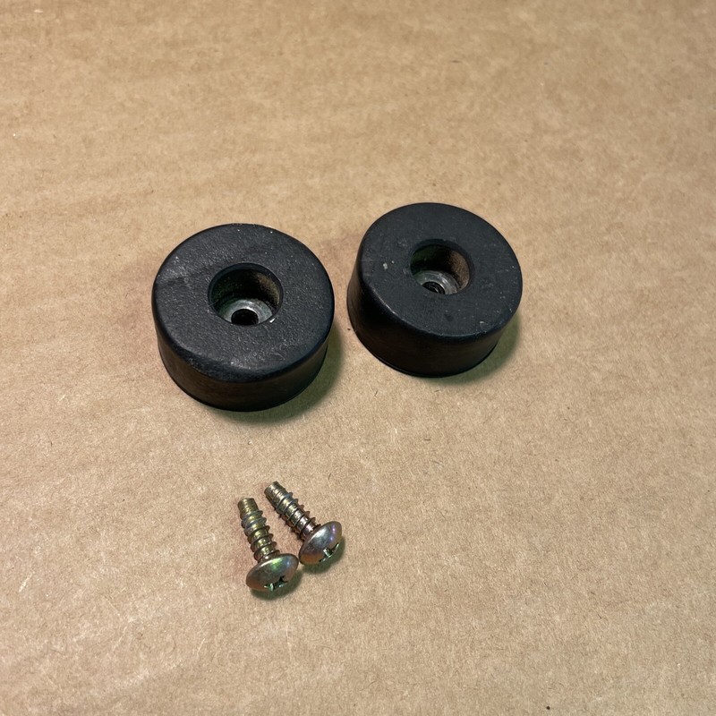 Kenwood KR-6600 Receiver Parts: 2 (pair) Feet Legs