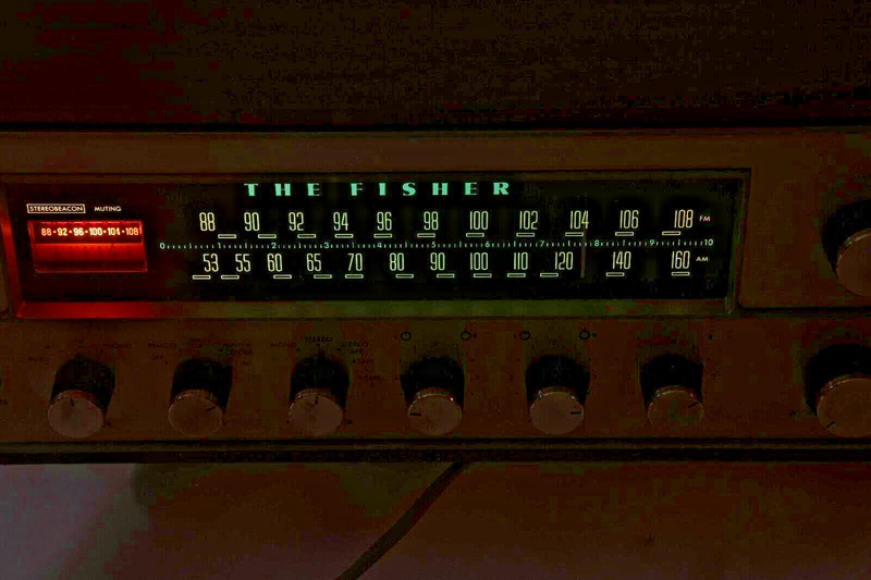 Fisher 500-TX receiver with cabinet (small brother of Fisher 800T) - gallery