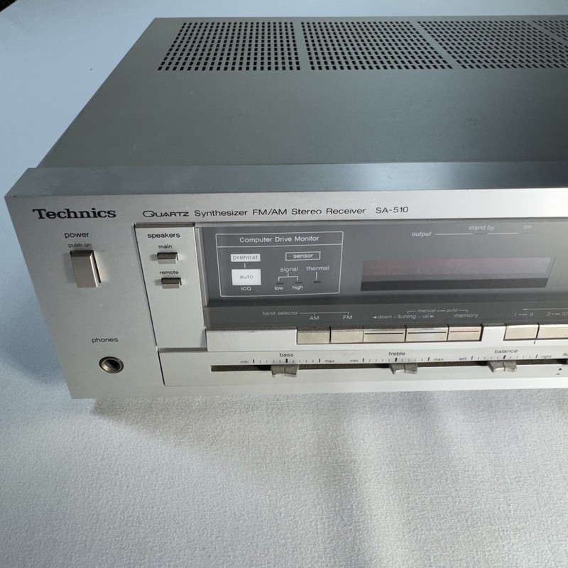 Rare Vintage Technics Quartz Synthesizer FM/AM Stereo Receiver Model SA-510