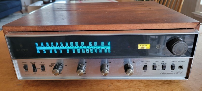 Vintage Scott Stereomaster 382-B AM/FM Solid State Stereo Tuner Amplifier , d31