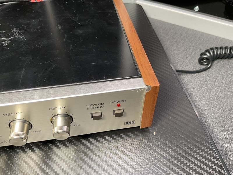 Realistic 42-2108 Retro Stereo Reverb System Vintage Mixing Mic 70's Silver Face gallery