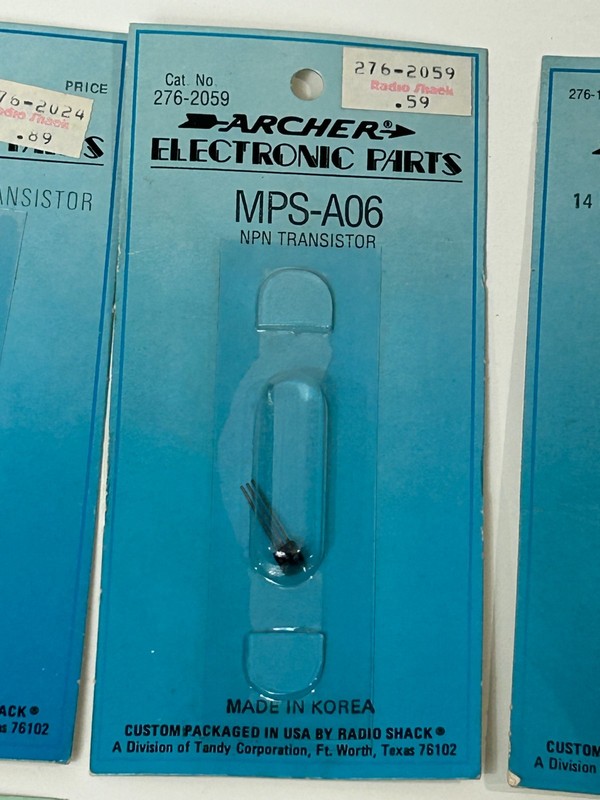 Archer Electronic Components Transistor Capacitor Socket Lot NOS gallery