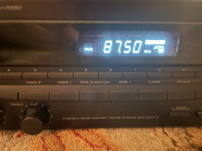 Vintage Kenwood KR-V5550 Audio Video Stereo Receiver Not Tested gallery