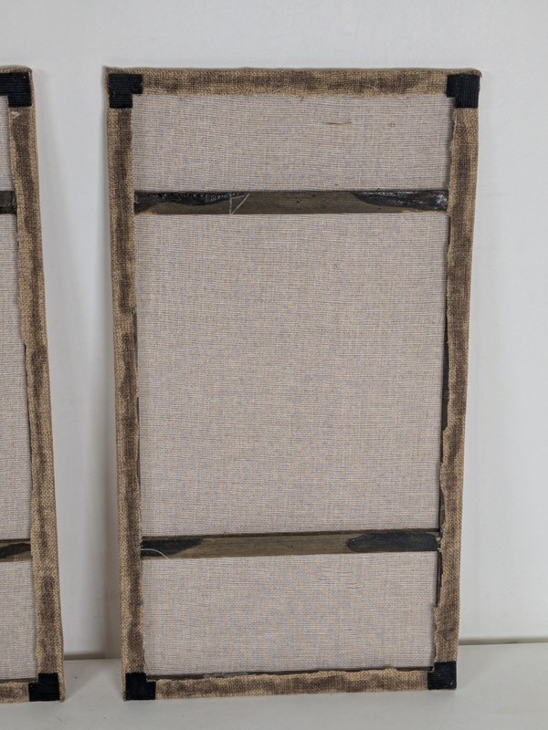 DYNACO A25 Speaker Grills - Original Frame, New Fabric, No Logo Badge - Pair! gallery