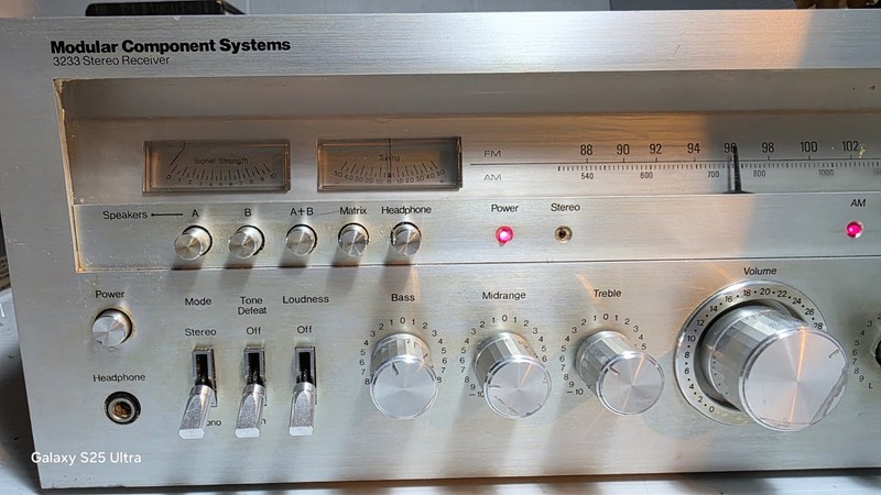 MCS Modular Component Systems AM/FM Tuner Stereo Receiver 3233 - Works-Read! gallery