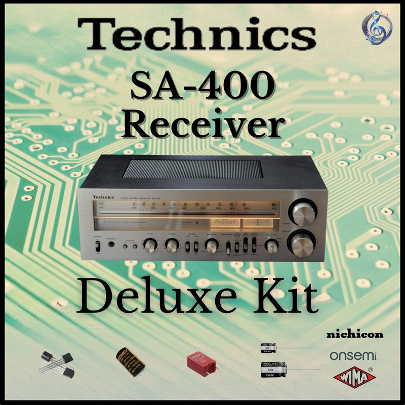 Technics SA-400 Receiver Deluxe Upgrade Kit Genuine Parts Restoration