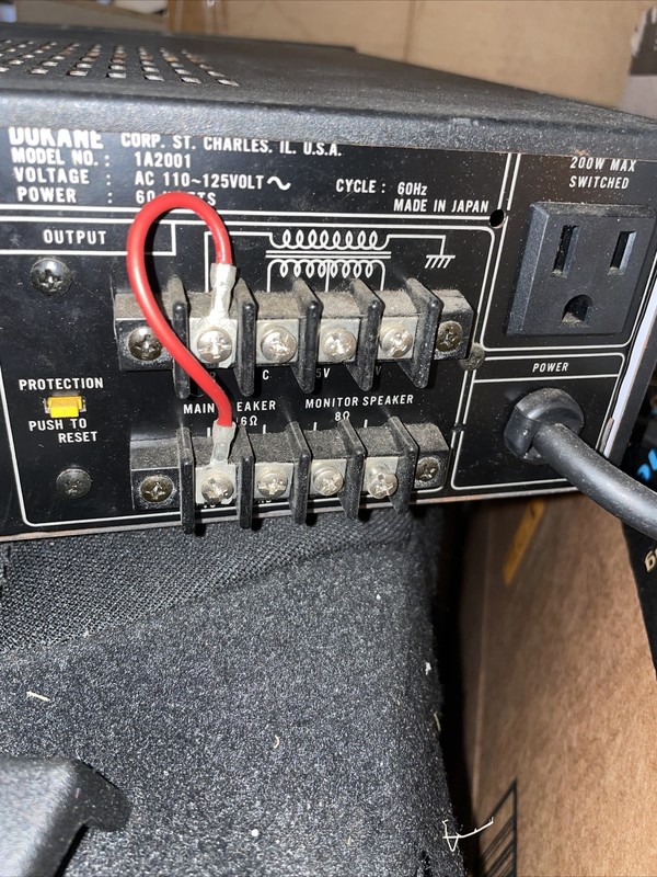 Vintage Dukane Professional Model 1A2001 Receiver Amplifier Japan Rare Tuner gallery