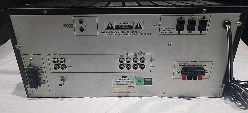 Vintage JVC FM/AM Receiver RX-R75BK. Turns On - Victor Company of Japan, Ltd gallery