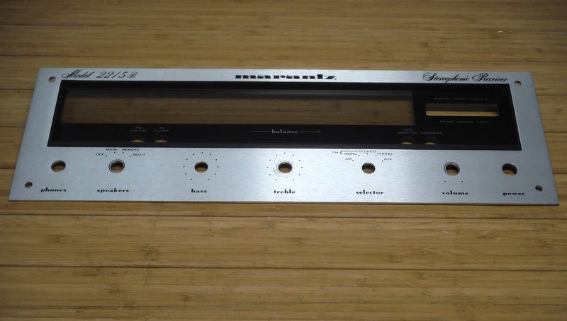 Beautiful Marantz 2215B Original Stereo Receiver Faceplate Bezel Dial Window Exc gallery