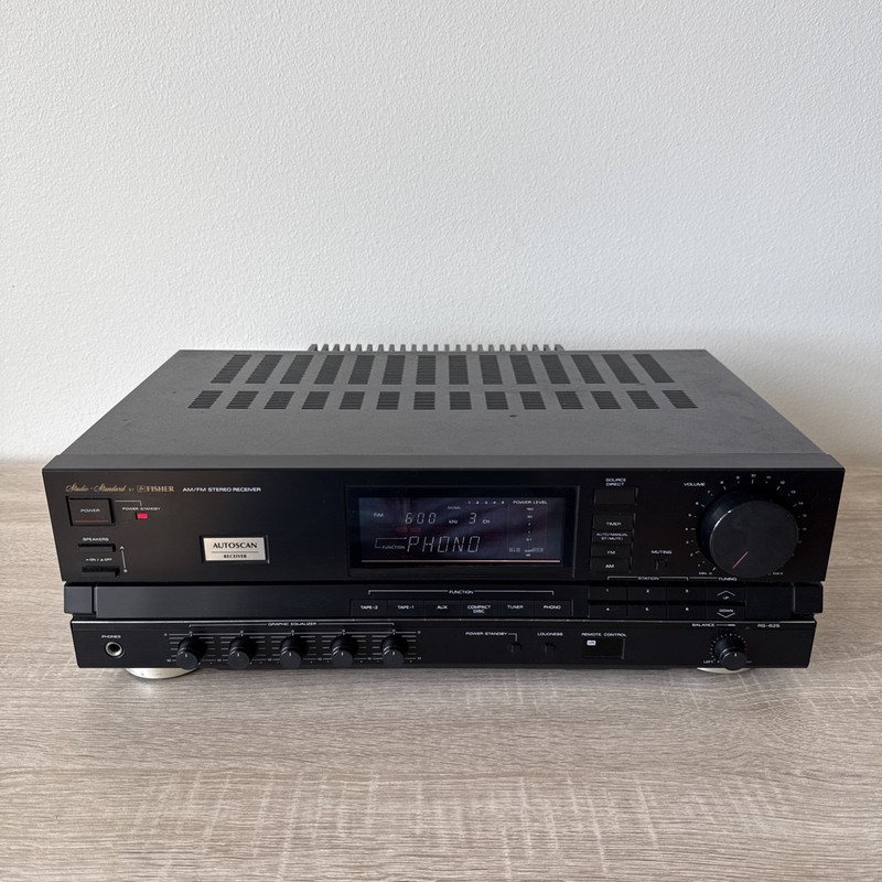 Rare Fisher RS-625 Receiver 120 Watts Per Channel Phono Audiophile Tested Works
